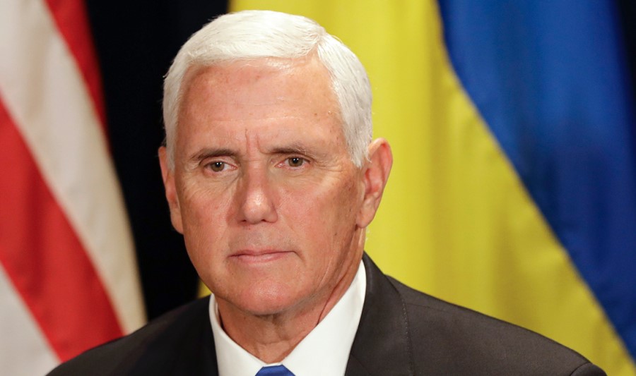 Vice President Mike Pence Keeps His Distance from US President Donald Trump